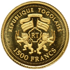 Togo, 1.500 Francs 2006 - Wolfgang Amadeus Mozart