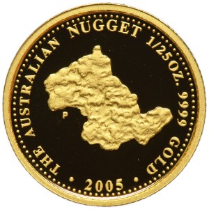 Australia, Elizabeth II, 4 Dollar 2005 - The Australian Nugget