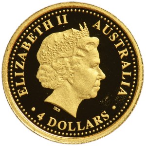 Australia, Elizabeth II, 4 Dollar 2005 - The Australian Nugget