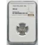 10 pennies 1923 - NGC MS62