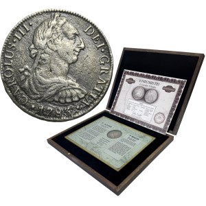 Mexico, Charles III, 8 Reales Mexico 1783 Mo FF
