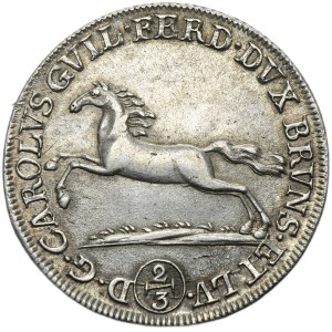 Germany, Principality of Brunswick-Wolfenbüttel, Karl Wilhelm Ferdinand, 24 Marien groschen (2/3 Thaler) Braunschweig 1800 MC