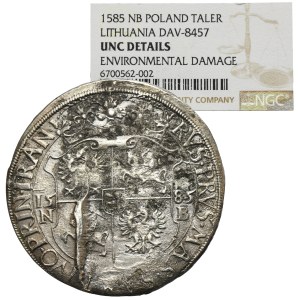 Stefan Batory, Talar Nagybanya 1585 NB - ex. NGC UNC PODROBNOSTI