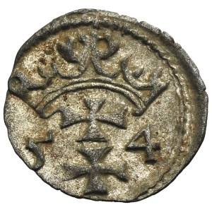 Sigismund II August, Denarius Danzig 1554