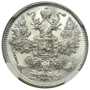 Russia, Nicholas II, 15 Kopeck Osaka 1916 - NGC MS64