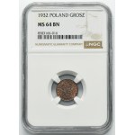1 grosz 1932 - NGC MS64 BN