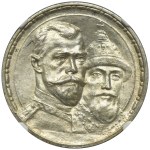 Russia, Nicholas II, Rubel Petersburg 1913 B•C Romanov Dynasty - NGC UNC DETAILS