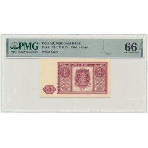 1 oro 1946 - PMG 66 EPQ