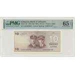 Lithuania, 10 Litu 1991 - AD 0000005 - PMG 65 EPQ - low serial number