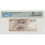 Lithuania, 10 Litu 1991 - AD 0000005 - PMG 65 EPQ - low serial number