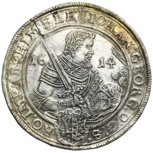 Germany, Saxony, Johann Georg I and August, Thaler Dresden 1614