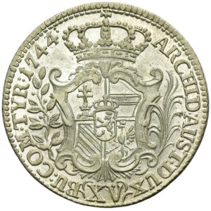Austria, Maria Theresia, 15 Kreuzer Prague 1744