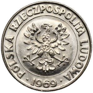SAMPLE OF NIKIEL, 10 zloty 1969 25th anniversary of communist Poland