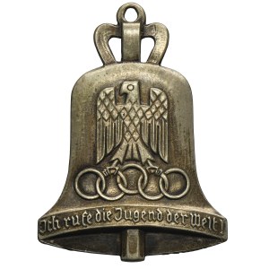 Německo, Třetí říše, Klíčenka z Her 11. olympiády v Berlíně 1936