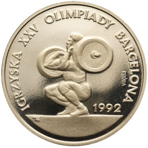 ÉCHANTILLON DE NICHOLS, 200 000 Or XXVème Jeux Olympiques Barcelone 1992 - Strongman