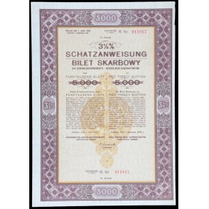 3.5% GG Tax Ticket, Letter R, VI tranche - PLN 5,000