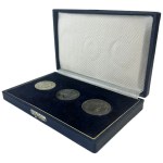 Set, Germania, DDR, 5 marchi, 10 marchi e 20 marchi 1969 (3 pezzi).