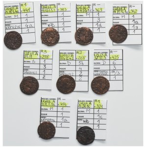 Set, John II Casimir, Schillings (9 pcs.)