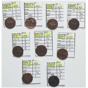 Set, John II Casimir, Schillings (9 pcs.)