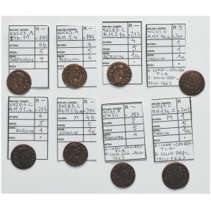 Set, John II Casimir, Schillings (8 pcs.)
