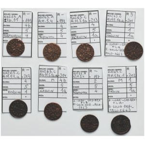 Set, John II Casimir, Schillings (8 pcs.)