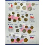 Set, Album (x2) with coins of the world (78 pcs.)