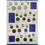 Set, Album (x2) with coins of the world (78 pcs.)