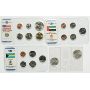 Bahamas, USA, United Arab Emirates and San Marino Mixed Coin Set (18 pcs.)