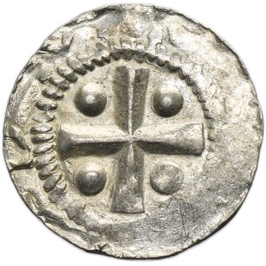 Allemagne, Franconie, Archevêché de Mayence, Otto III, Denier sans date