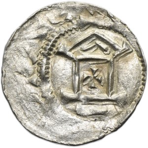 Allemagne, Franconie, Archevêché de Mayence, Otto III, Denier sans date