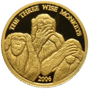Somalia, 4,000 Shillings 2006 - Three Wise Monkeys