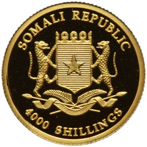 Somalia, 4,000 Shillings 2006 - Three Wise Monkeys
