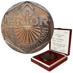 Czechoslovakia, Commemorative Medal of the Prior Department Stores 1975