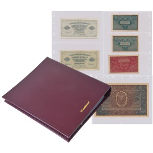 Set, Polish Brands (1919 - 1923) in a clasper (approx. 57 pieces).