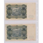 Set, Occupation (1940 - 1941) in a clasper (approx. 64 pieces).