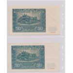 Set, Occupation (1940 - 1941) in a clasper (approx. 64 pieces).