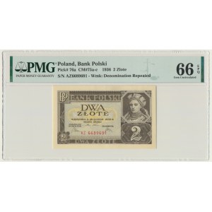 2 gold 1936 - AZ - PMG 66 EPQ