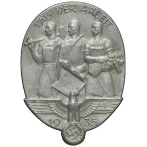 Germany, Third Reich, Badge Celebrating Labor Day, May 1, 1935