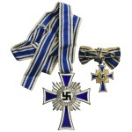 Germany, Third Reich, Silver Mother Cross with miniature