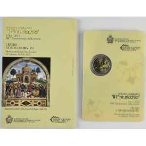 San Marino, 2 Euro Rome 2013 R - Pinturicchio