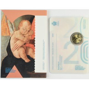 San Marino, 2 Euro Rome 2020 R - Rafael Santi