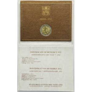 Set, Papal States, Vatican, Benedict XVI, Euro coins 2011 (8 pcs.)