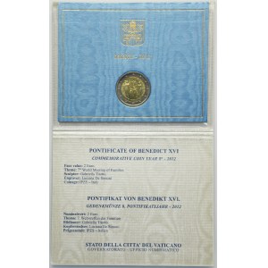 Papal States, Vatican, Francis, 2 Euro Rome 2012 R - 7th World Meeting of Families