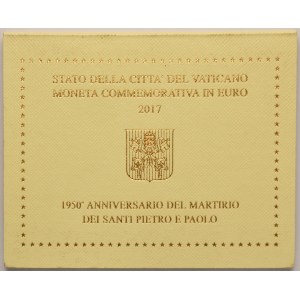 Papal States, Vatican, Francis, 2 Euro Rome 2017 R - St. Peter and St. Paul