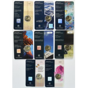 Set, Andorra, 2 Euro 2017-2020 (8 pcs.)