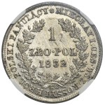 Kingdom of Poland, 1 zloty Warsaw 1832 KG - NGC AU55