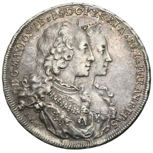 Germany, Bavaria, Wedding medal of Maximilian III and Maria Anna von Sachsen 1747 - EXTREMELY RARE