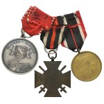 Germany, Third Reich, Set of Decorations (3 pcs.)