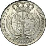 Augustus III of Poland, Thaler Leipzig 1754 EDC - NGC MS60 - ex. Potocki