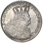 Augustus III of Poland, Thaler Leipzig 1754 EDC - NGC MS60 - ex. Potocki